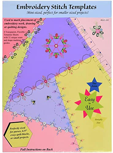 Embroidery Template 4/PKG