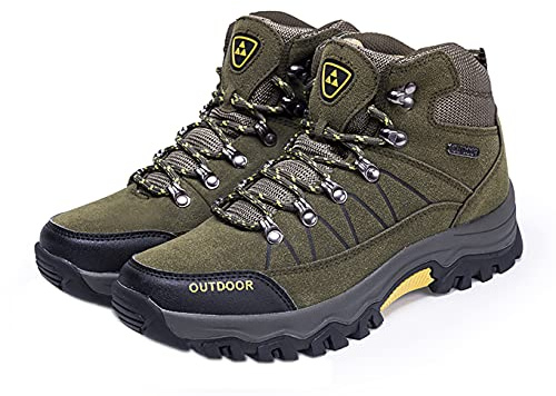 Scarpe da Trekking Uomo Impermeabile Scarponi da Escursionismo Scarpe da Montagna Stivali Caviglia Invernali All'aperto Sportive Sneakers