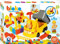 BLOKO - 100er Set Bauwagen - Ab 12 Monaten Konstruktionsspielzeug 1. Alter - 503693