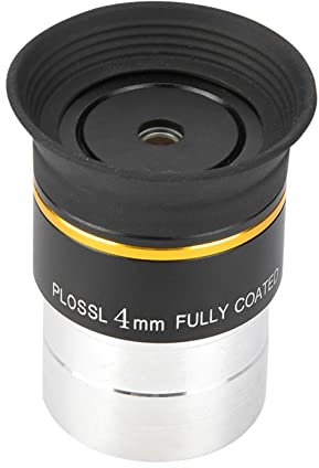 Linsen Lt 114Az 4 Mm, Plössl-Okular, Anderes Zubehör für Teleskope 1,25 Zoll Vollvergütetes HD Plössl 4 Mm Teleskop-Okular Teleskop-Zubehör