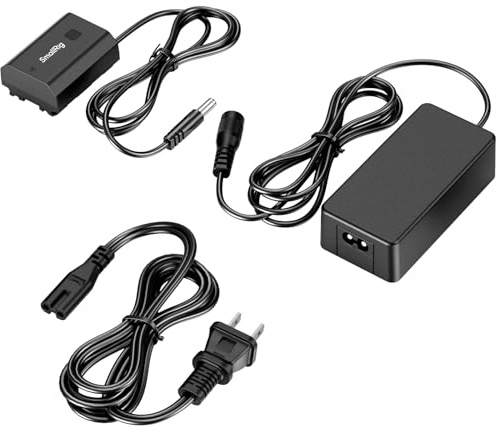 SmallRig Dummy Battery Power Supply Adapter Kit for Sony NP-FZ100, for Sony FX3, A7S III, A7 IV, A7 III, A7R III, A7R IV, A7R V, A7C II, A7CR, A1, A9, A9 II, A6600, A6700, FX30, ZV-E1, ZV-E10 II