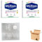 Milton 2 x Sterilising Tablets Original 28 Steriliser Tablets for Cleaning Baby Bottles, All Breastfeeding Equipment and Baby Feeding Accessories (Packaging May Vary)