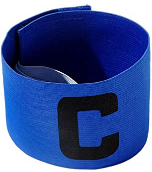 Capitano Banda, Fascia da Capitano Calcio, Fascia Capitano Calcio, Fascia da Braccio Regolabile per Leader della Squara di Calcio, Fasce Elastiche di Protezione per Sportivi, per Calcio, Basket