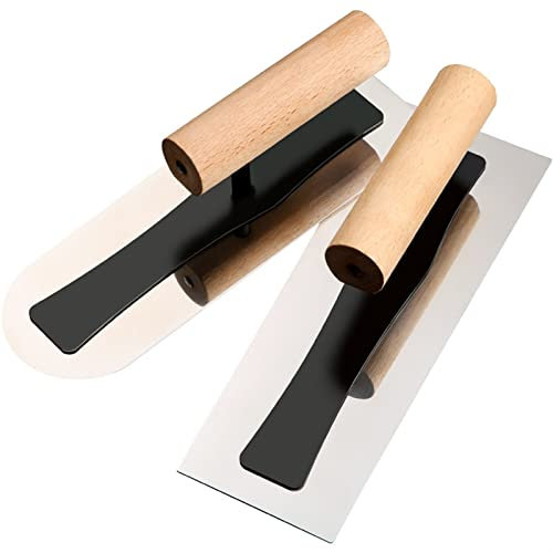Llana, Herramientas for enlucir, Llana for enlucir Llana profesional de acero inoxidable for enlucir con mango de madera Llana for enlucir hormigón