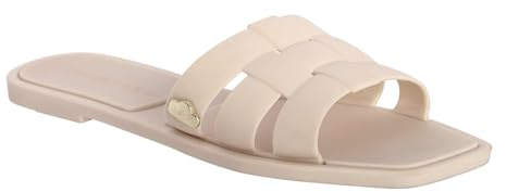 DON ALGODON Chanclas Mujer – Chanclas para Playa y Piscina - Sandalias Flip Flop de Goma con Suela Antideslizante y ligera (Beige, Sistema tallas calzado EU, Adulto, Mujer, Números, mediano, 37)