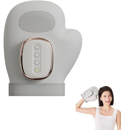 NOLYAA-Masseur de Main Arthrite & Douleurs Articulaires，Dispose d'une fonction chauffante avec trois modes et cinq niveaux d'intensité réglables pour soulager efficacement la fatigue