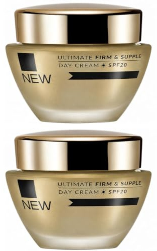 Ultimate Day Cream, Anti-Aging Moisturizer for Women 40-65, SPF 20, 1.7 fl oz, Set of 2