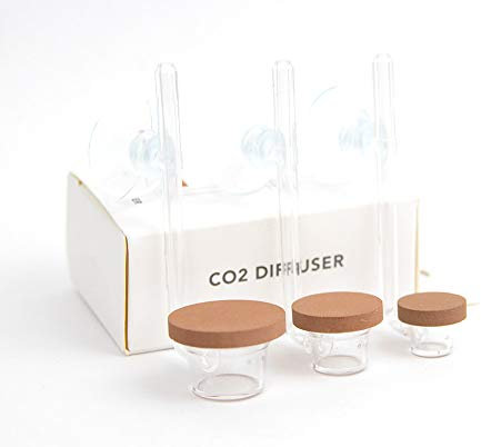 Twinstar Co2 Diffusor S Acrylglas extrem feinperlig Neue Form incl. Saugnapf Aquarium