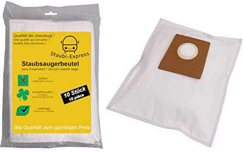 10 Stück Staubsaugerbeutel kompatibel mit Bosch GL-30 BGL3B110 I GL 30 I BGL 3B 110 I BGL3 B110 | mit Mikrofilter