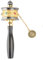 Prayer Wheel Tibetan, Buddhist Handheld Prayer Wheel, Brass Tibetan Prayer Wheel Buddha Religion Scriptures Prayer Wheel Six-character Truth Hand Held Prayer Wheel for Praying Blessing Relaxing(Gold)