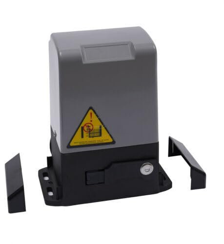 Automatischer Schiebetoröffner Torantrieb,Schiebetorantrieb bis 1200KG Toröffner Hoftor 2 Remote,Automatisches Schließsystem 550W