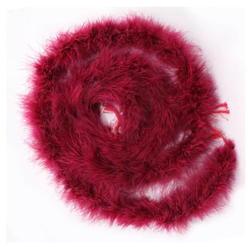 Hrlace 2 meter Marabu fjäderboa, naturlig kalvhafjäder, Boa, fluffig, marabu, boa, fjäderkrans, julgirlang för gör-det-själv, pyssel, bröllop, jul, dans, festdekorationer, 16 g, gul
