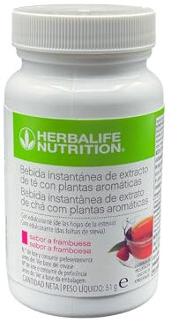 Te Quemagrasa con Hierbas Aromáticas Bebida Instantánea Baja en Calorías (Frambuesa, 51g)
