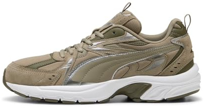 PUMA MILENIO TECH mocka, Sammet mossa Puma åldrad silver, 36 EU