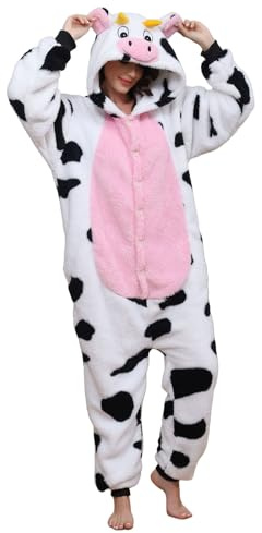 Xinlong Combinaison Pyjama Kigurumi Onesies Unisexe Costume Soirée de Déguisement Vêtement de Nuit Anime Cosplay Halloween Noël Fête pour Adulte