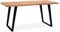 Schreibtisch Massivholz 160x80 | Bürotisch Akazie Baumkante | Großer Computertisch Handarbeit | Für Homeoffice & Arbeitszimmer | 4cm Tischplatte | Industrial Modern | Bis 50kg belastbar - Atoll