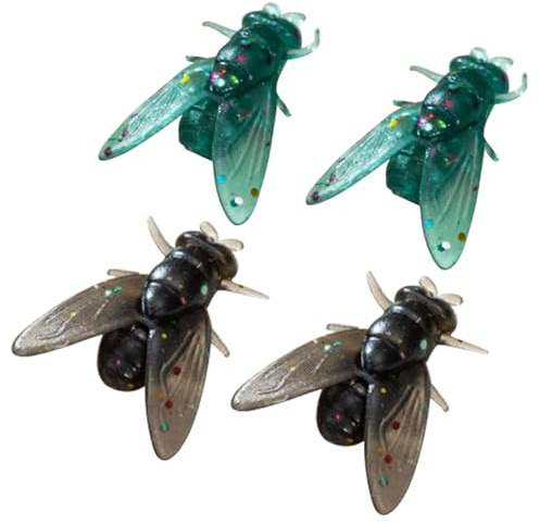 Boucle d'oreille de mouche - Boucle d'oreille d'animal simulée blague - clous d'insectes simulés | Cadeau abstrait drôle nouveauté en résine | pour les femmes, Halloween, Noël, poisson d'avril,