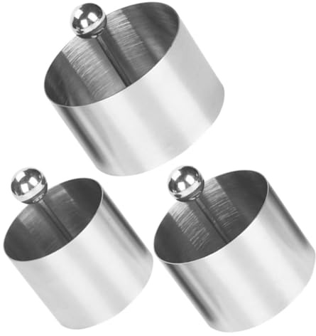 DIYEAH Moldeadores de Platos Fríos Herramienta Desmontable de Acero Inoxidable Redondos para Cocina Cocina Adecuado para Postres y Aperitivos