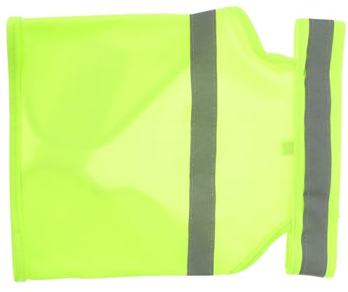 Veemoon Chaleco Reflectante Fluorescente para Perros Chaleco de Seguridad Ajustable Tamaño M de Alta Visibilidad Material Transpirable para Actividades al Aire Libre