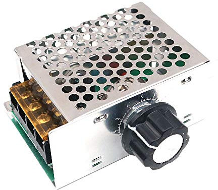 WINGONEER Termostato regulador de la velocidad de atenuación de CA 220V 4000W de alta potencia SCR Regulador de voltaje electrónico gobernador