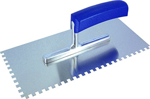 TRIUSO PREMIUM Glättekelle Rechteckzahnung für Linkshänder 10 mm