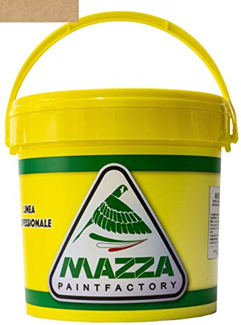 MAZZA Pittura Decorativa Le Velature Lt 5 Colorificio Vernice Effetto Velato Nuvolato Semicoprente Pareti Interne Idropittura Murale Colorata Opaca (Beige Corda1 Vl6113)