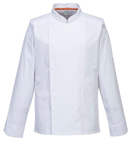 Portwest Chaqueta M/L Meshair Pro, Tamaño: XL, Color: Blanco, C838WHRXL