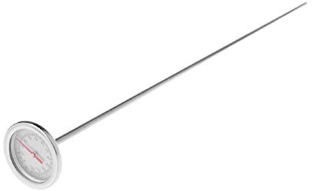 GUMEI Termómetro de Suelo para Compost de Acero Inoxidable 50 cm para jardín, 0 20-120 ℃