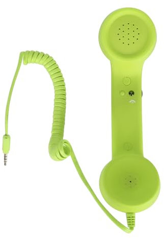 Jectse Cornetta per Telefono Cellulare retrò, Cornetta per Telefono Vintage USB C Resistente alle Radiazioni con Presa da 3,5 Mm, Altoparlante HD, Microfono - Multifunzionale e Facile