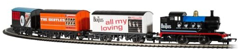 Hornby Steam Train - R30258 The Beatles, The Liverpool Connection EP Collection Side B Train Pack - Limited Edition 00 Gauge Locomotives, Engine Models for Adults - 1:76 Scale Model Gift