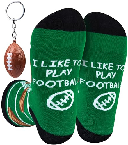 Get Trend Men’s Socks & Keychain Set, One Size Walking Running Sports Work Socks, Multi-Colour & Breathable, Gifts for Men
