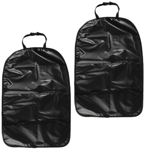 YARNOW Schienale Sedile Auto Oxford per 2 Protezione Nero Antipolvere e Anti Fango per Sedili Posteriori Auto