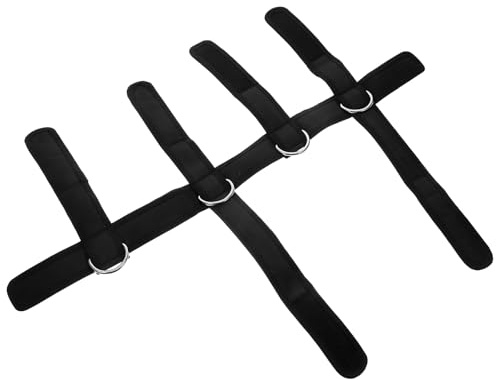 SWETRACE Ejercitador de Cuello Ajustable Unisex, Correa de Entrenamiento para Cabeza y Cuello, Arnés de Levantamiento para Fuerza y Rehabilitación, Equipo Compacto para Fitness y Deportes