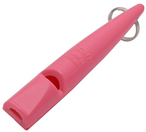 Acme Hundepfeife No. 211,5 | Original aus England | Ideal für die Hundeausbildung | Robustes Material | Genormte Frequenz | Laut und weitreichend | Honeysuckle / Rot-Pink