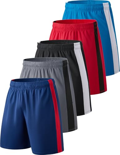 Liberty Imports herr Shorts Athletic 9 Shorts With Pockets and Drawcord