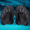Handpaddel zum Schwimmen, 1 Paar Schwimmpaddel Schwimmpalme Hand Paddles Schwimmtraining Handpaddel mit Verstellbaren Riemen Schwimmtrainingshilfe für Erwachsene Kinder Unisex