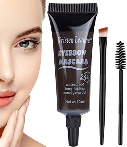 Trucco gel per sopracciglia, gel per sopracciglia impermeabile, per un effetto duraturo, per lo styling delle sopracciglia, per uso domestico in salone, impermeabile e resistente al sudore