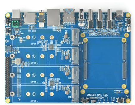 Youyeetoo CM3588 Plus Mini plateforme NAS jusqu'à 8 K, RK3588, OpenMediaVault, 32 Go LPDDR5, 4 socles M.2 PCIe3.0, solutions NAS, serveur domestique, stockage cloud local