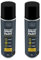 ARCUS Matt Black Auto Spray Paint 500ml - Set of 2 Cans (250ml each) - Aerosol Spray Paint For Wood, Metal, Plastic Surfaces - Easy to Use - Ideal For Home Use & Car Bodywork - Fast Drying