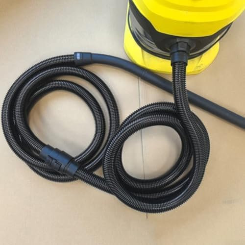 Vacuum Cleaners Hose, Crevice Tool Extra Long Replacement Hose, Dual Swivel Cuffs For Karcher NT20 30 WD1 WD2 WD3 2.863-305.0(3.5m)