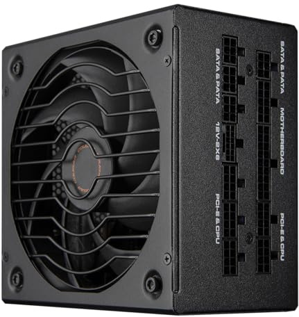Cougar Gaming - Alimentation PC - GLE1000 - ATX 3.1 1000W, 80 Plus Gold, Entièrement Modulaire, Connecteur PCIe 12+4 Pin, Ventilateur HDB 135 mm, Condensateurs Japonais