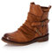 Rieker Damen Ankle Boots 92264, Frauen Stiefeletten,flach,Stiefel,Bootee,Booties,halbstiefel,Kurzstiefel,uebergangsschuhe,braun (24),36 EU / 3.5 UK
