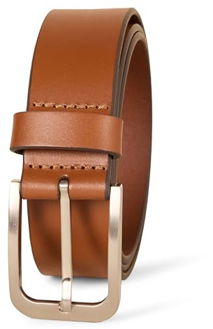 Amazon Essentials Men's CLASSIC JEAN LEATHER BELT
