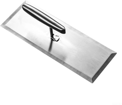 Aprilsunnyzone Putzkelle aus Edelstahl, 240 mm/280 mm, Zementschaber für Maurer und Bau, glatte Wandbearbeitung Werkzeug (groß)