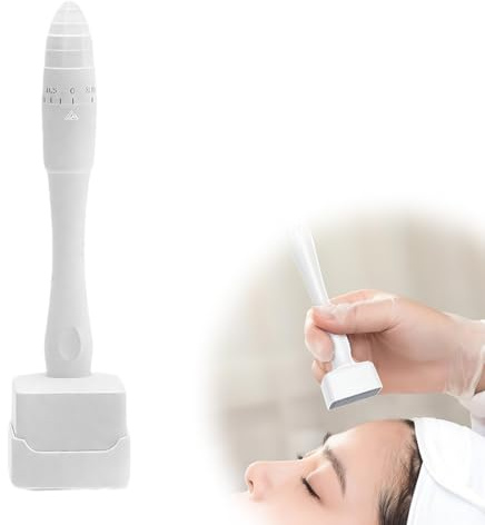 XPEX 1 Pieza Ajustable 0-3.0mm Profesional Roller Cabello Microneedling 140 Agujas para el Cuidado Facial del Cabello Hombres y Mujeres