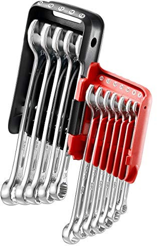 FACOM 440.JP12A Set mit 12 Ringmaulschlüsseln, metrisch, auf Handtasche, Silber