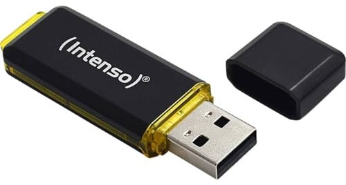 Intenso High Speed Line, 64 GB USB Stick, USB 3.2 Gen. 1x1 (bis zu 250MB/s), Schwarz