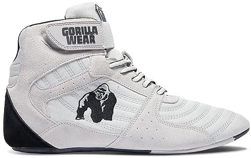 Gorilla Wear Perry High Tops Pro - weiß - Bodybuilding und Fitness Schuhe für Damen und Herren, 41