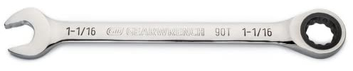 GEARWRENCH 1-1/16 4 Degree Swing Arch 12 Point Ratcheting Combination Wrench - 86954