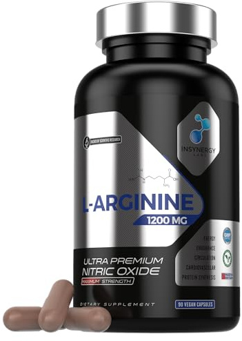 Ultra Premium L Arginine Nitric Oxide Supplement (4X Forms) with L Citrulline + Beetroot + AAKG | The UK’s No1 L-Arginine Supplements Workout, Endurance & Performance L-Citrulline 90 Vegan Capsules